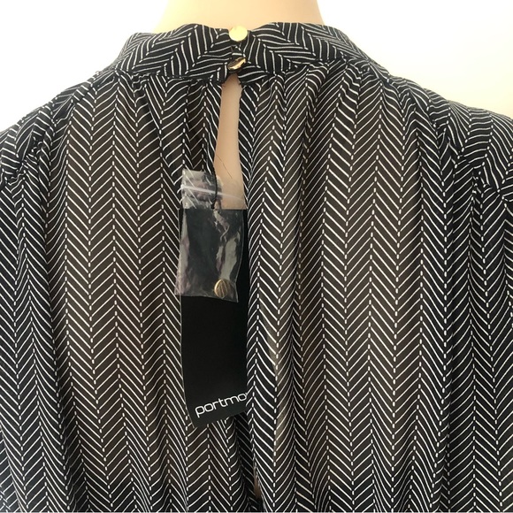 🌿 PORTMANS 🌿 New with tags sleeveless fit and flare dress with belt size 12 - Picture 6 of 10